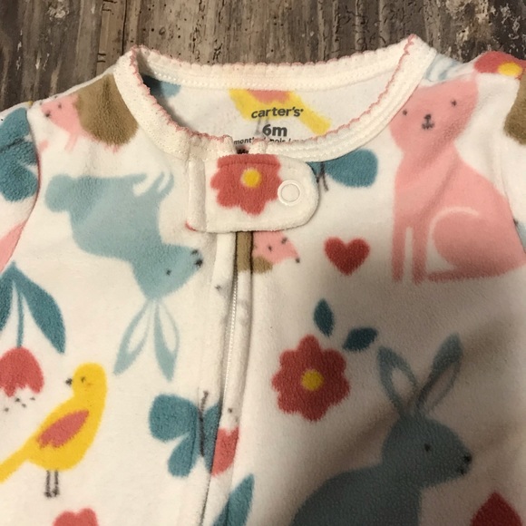 ❌SOLD❌ 6M Carter’s double zipper Fleece/Cotton PJ - Picture 6 of 16